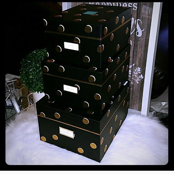 Kate spade nesting boxes set of 3 - Picture 3 of 5